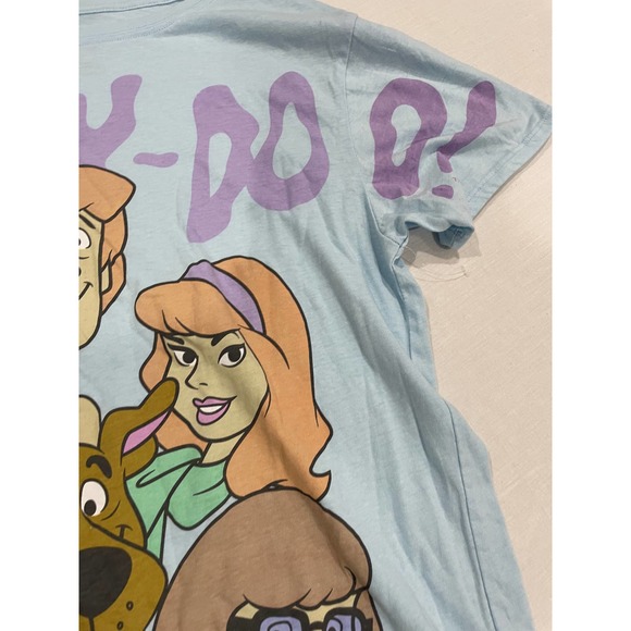 Scooby Doo kids Shirt Print Skimmer Short Sleeve T-Shirt Large - Picture 3 of 7
